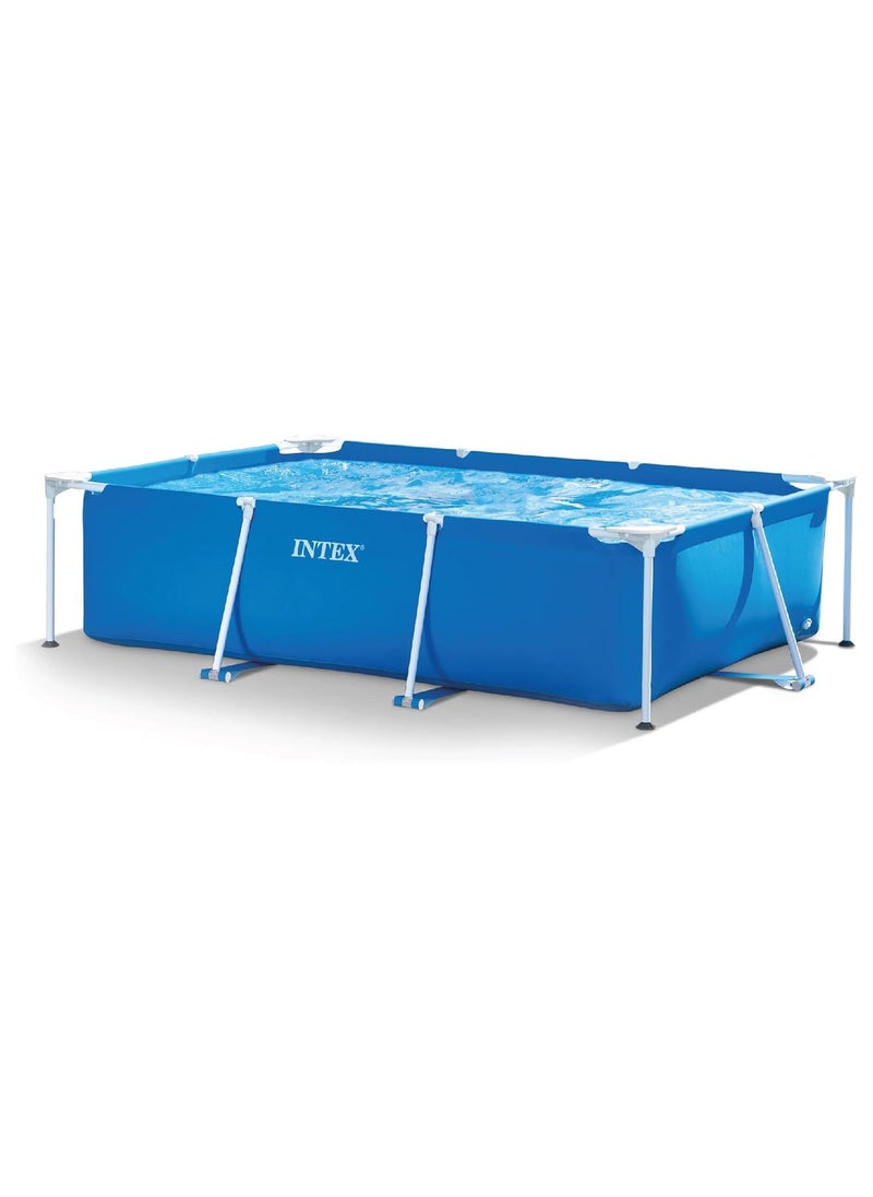 INTEX - Family Swimming Pool Rectangular Metal Frame for All Family 75x200x300cm - Image 1