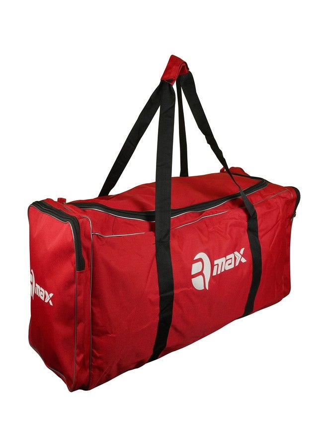 RMAX Team and Individual Cricket Kit Bag Full Size, Unique Cricket Kit Bag, Cricket Kit Bag with Side Pockets Dashing Look for Cricketer (RED) - Image 1