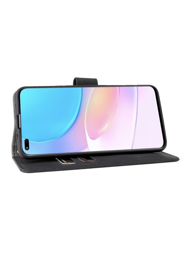 اس-توب جراب لهاتف Huawei nova 8i / Honor 50 Lite مصنوع من جلد البولي يوريثان مع مشبك مغناطيسي - Image 5