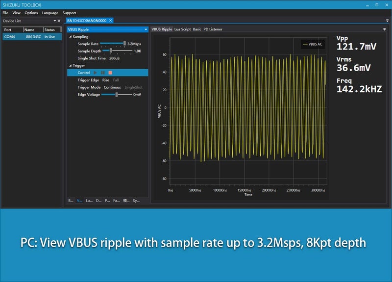 AVHzY USB Power Meter USB 3.1 Type-c Tester Digital Multimeter Current Tester Voltage Detector DC 29V 6A PD 2.0/3.0 QC 2.0/3.0/4.0 pps Trigge - Image 4