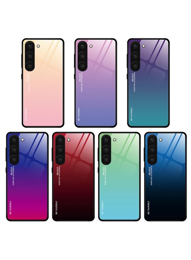 اس-توب جراب لهاتف Samsung Galaxy S23 5G، جراب هاتف زجاجي متدرج الألوان - Image 2