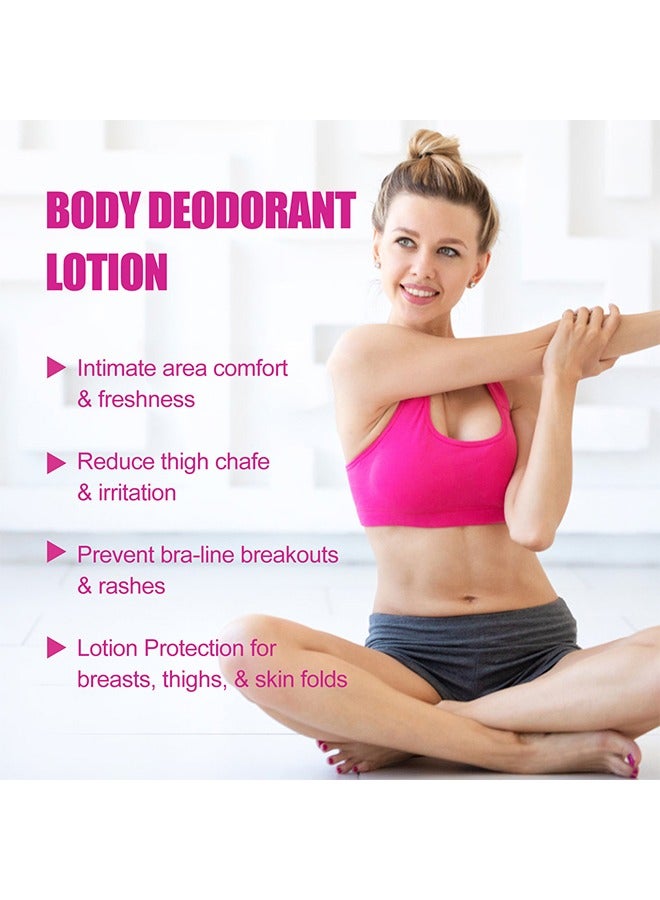 WEIMEI Lady Parts Whole Body Powder Deodorant Lotion ，Powder Lotion For Privates & Body To Stop Odor & Friction - Aluminum Free - Image 5