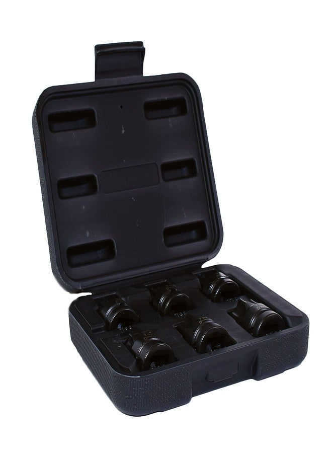 AB Tools Impact 1/2" Drive Shallow Stubby Torx Star Male Bit Sockets T55 - T100 6pc Set - Image 3