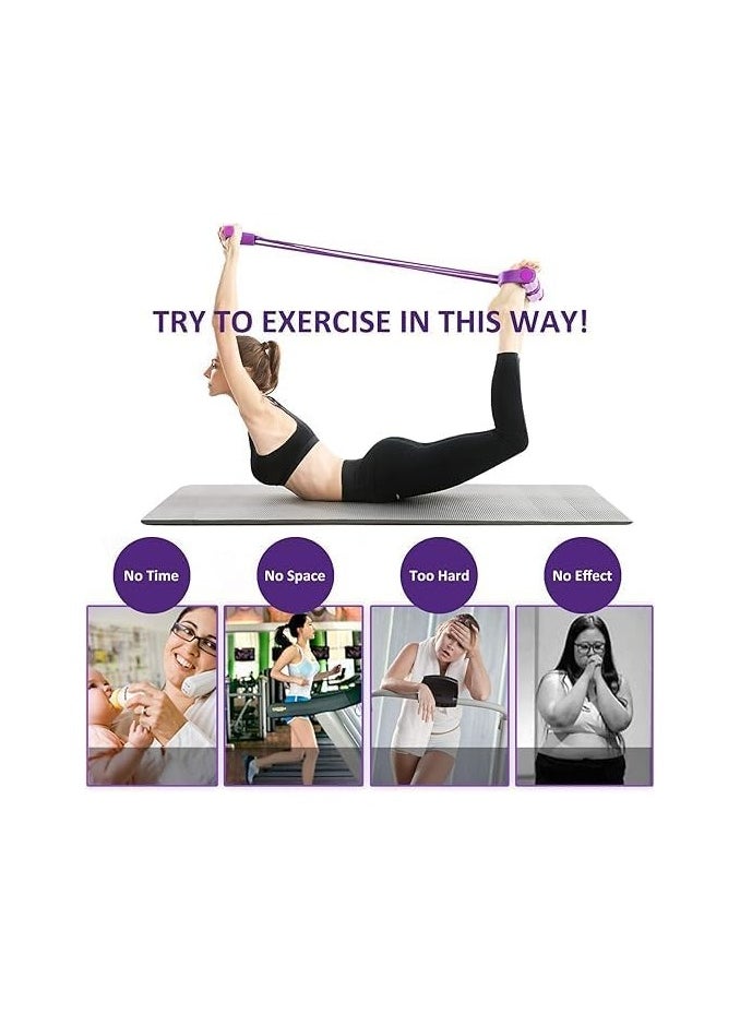 احزمة مقاومة للياقة البدنية للاستخدام المنزلي من كيوشوب®️، 4 انابيب من اللاتكس الطبيعي لتمرينات السحب في وضع الجلوس للبطن و كمال الاجسام والذراع وتمارين اليوغا للاطالة والتخسيس - pzsku/Z875B0A0AA34A784940CFZ/45/_/1730554049/0c1fa2a5-69cf-453b-94ad-241ba4c0dff1