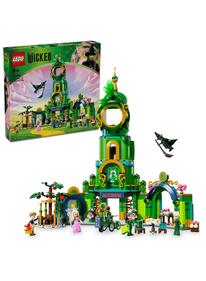 ليغو لعبة مرحبًا بكم في مدينة الزمرد من LEGO® Wicked قابلة للتجميع 75684