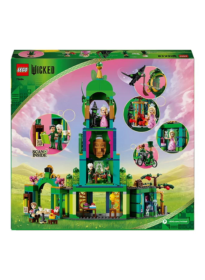 ليغو لعبة مرحبًا بكم في مدينة الزمرد من LEGO® Wicked قابلة للتجميع 75684