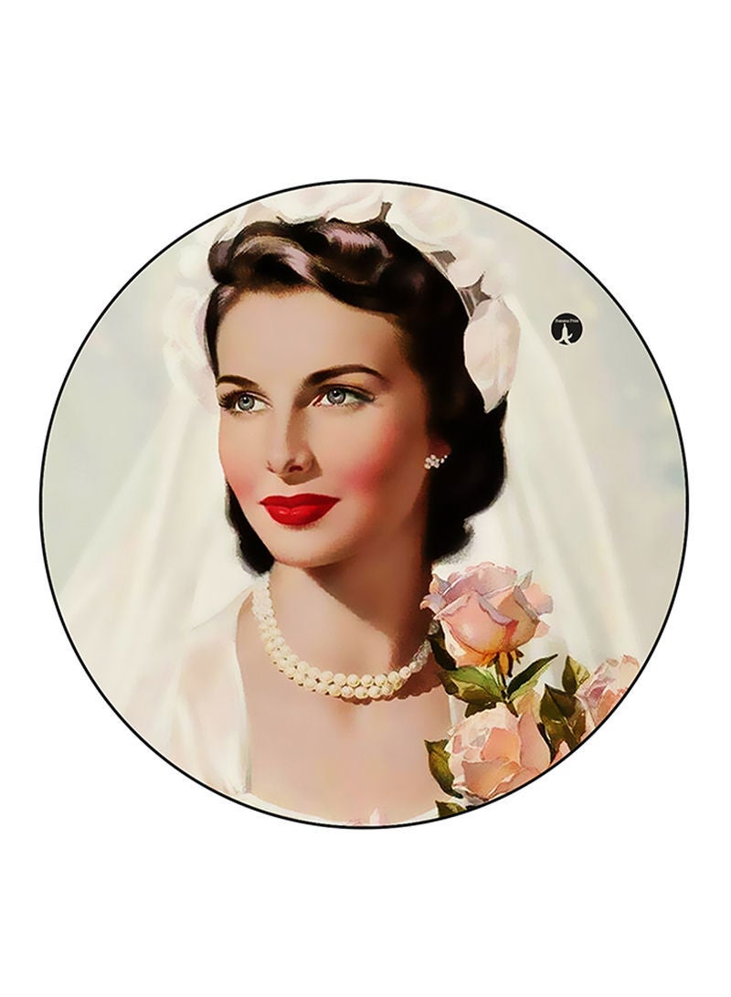 Vintage Art Printed Mouse Pad  Multicolour