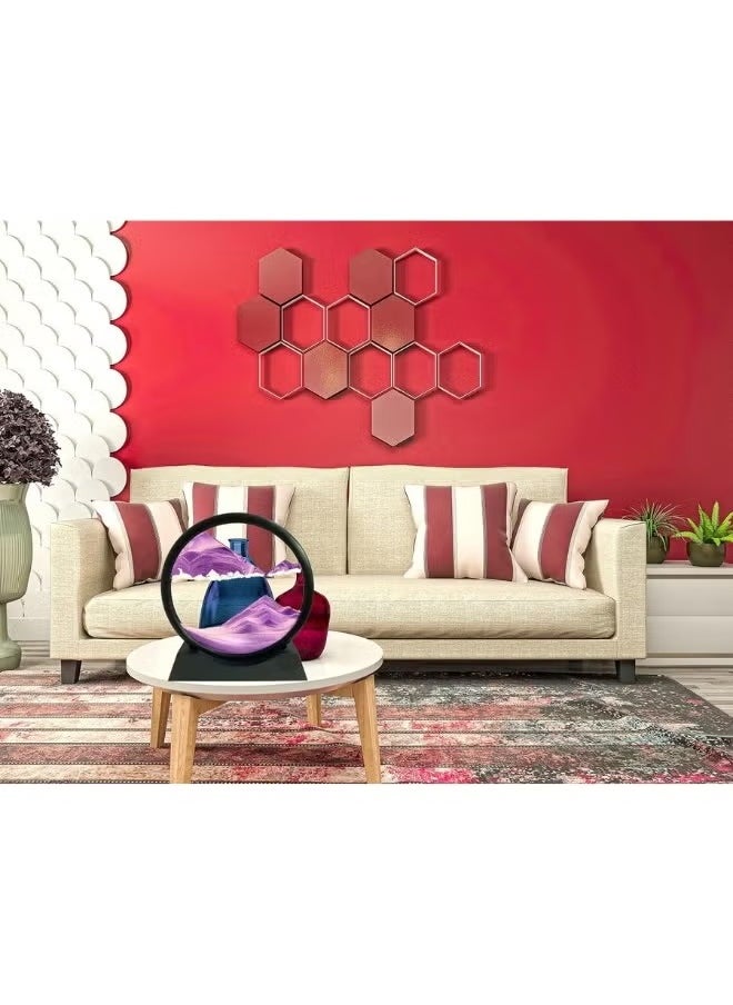 Generic 3D artwork by Animated Sands in the Depths of Salary, for practical home and office decor - Purple  - Image 2