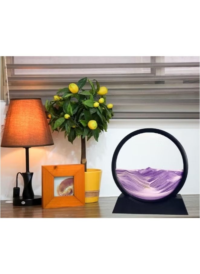 Generic 3D artwork by Animated Sands in the Depths of Salary, for practical home and office decor - Purple  - Image 5