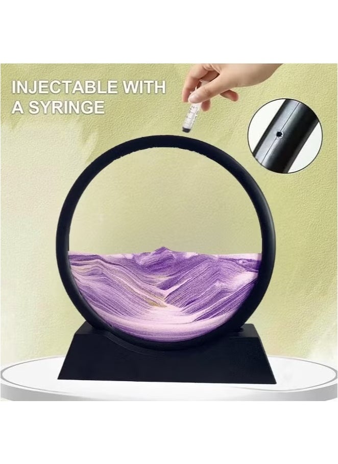 Generic 3D artwork by Animated Sands in the Depths of Salary, for practical home and office decor - Purple  - Image 3