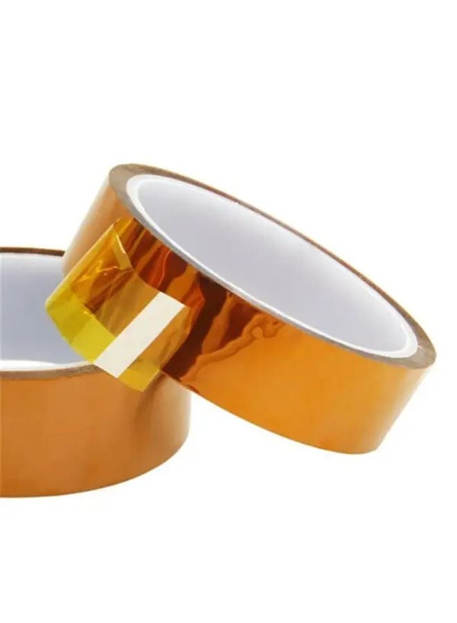Yellow Kapton Tape 25mm High Temperature Heat Resistant Polyimide Adhesive Film 33m - Image 5