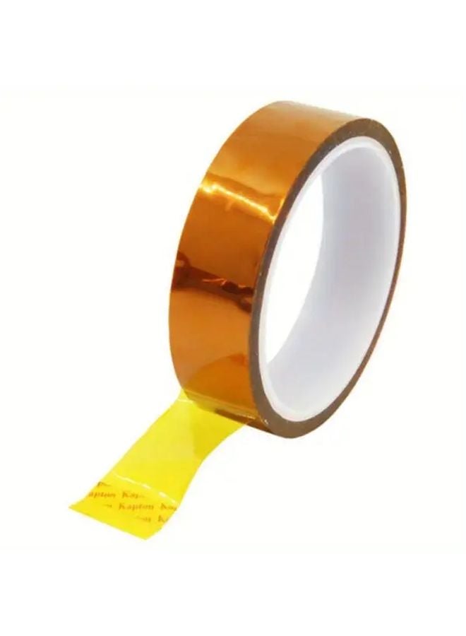 Yellow Kapton Tape 25mm High Temperature Heat Resistant Polyimide Adhesive Film 33m - Image 4