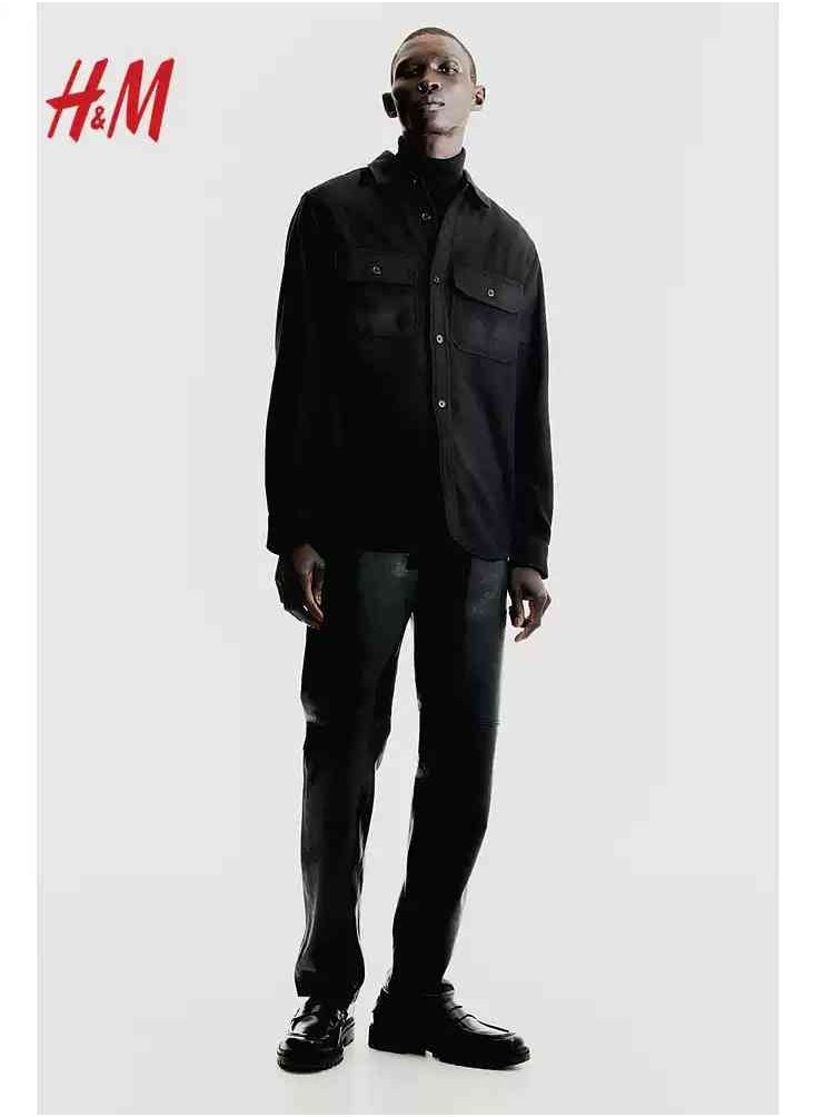 H and M - HM Autumn New Fashionable Casual Loose Long Sleeved Shirt - Image 1