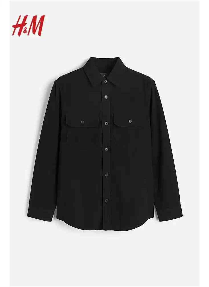 H and M - HM Autumn New Fashionable Casual Loose Long Sleeved Shirt - Image 1