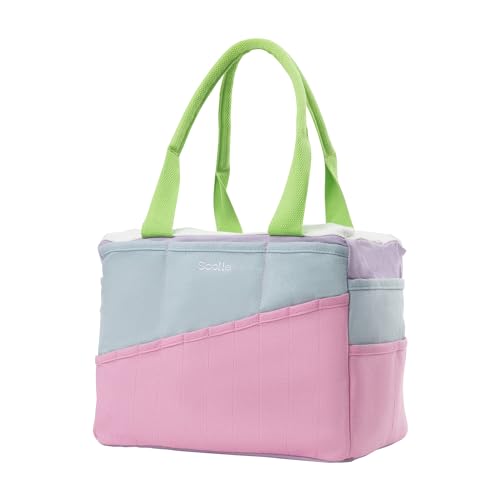 Soolla Studio Bag: Pottery Tool Bag & Craft Storage, Art Supply Organizer, Washable Tote, Knitting Yarn, Crochet Projects, 30 Pockets, 20+ Canvas Colors, Gift For Artists & Teachers (Coffee Bean) - Image 4