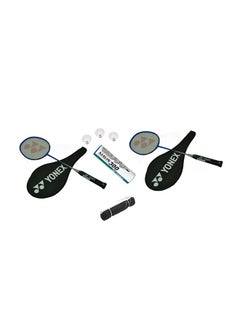 Yonex Yonex Muscle Power 8S Cyan 2UG4 & Mavis 350 White Slow Nylon Shuttlecock Bundle - 2 Racquets, 1 Mavis 350 White 6 Piece Tube & 1 Outdoor Net  - Image 2