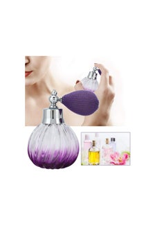 Generic 90ml Vintage Perfume Atomizer, Pumpkin Shape Crystal Glass Empty Perfume Spray Bottle Perfume Atomizer Dispenser Bottle for Lady Gift  - Image 1