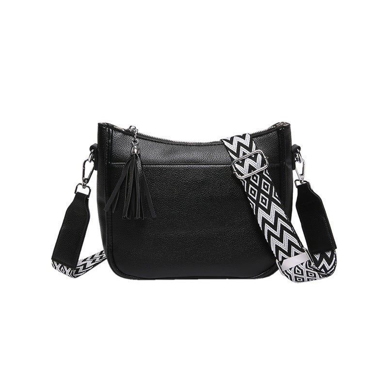 Trendy Large-Capacity Commuter Women'S Bag Fashionable Simple Shoulder Crossbody Middle-Aged Mother'S Bag - Image 1