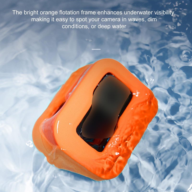 Gugxiom Floaty Case For Go Pro 13 12 11 10 9 Accessories High Buoyancy EVA Bright Orange Anti Loss Shockproof Case For Surfing Snorkeling Diving - Image 4