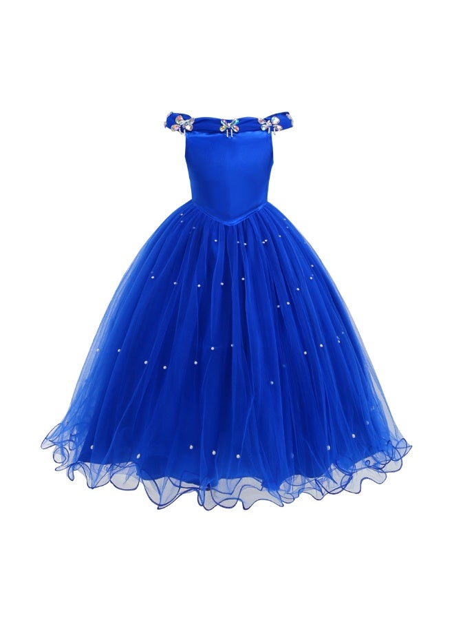 NIBEMINENT Cinderella princess dress, Cinderella Ball dress, girls' sequined tulle dress - Image 1