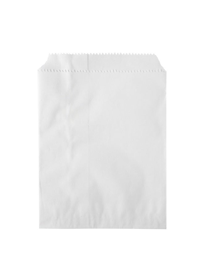 Restaurantware Bag Tek 7 x 5 Inch Sandwich Bags, 100 Greaseproof Bakery Bags - Microwavable, Disposable, White Paper Lunch Bags, For Cookes, Sandwiches, Candies, Fries, And Bread, - Image 1