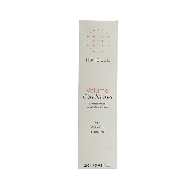 HAIELLE Volume Conditioner - Moisturizes hair - Enhances elasticity, manageability, shine - Reduces brittleness and hair breakage - Helps to reduce the effects of hair thinning - Promotes, stronger, and healthier-looking hair - 200 ml / 6.8 fl. oz - Image 5