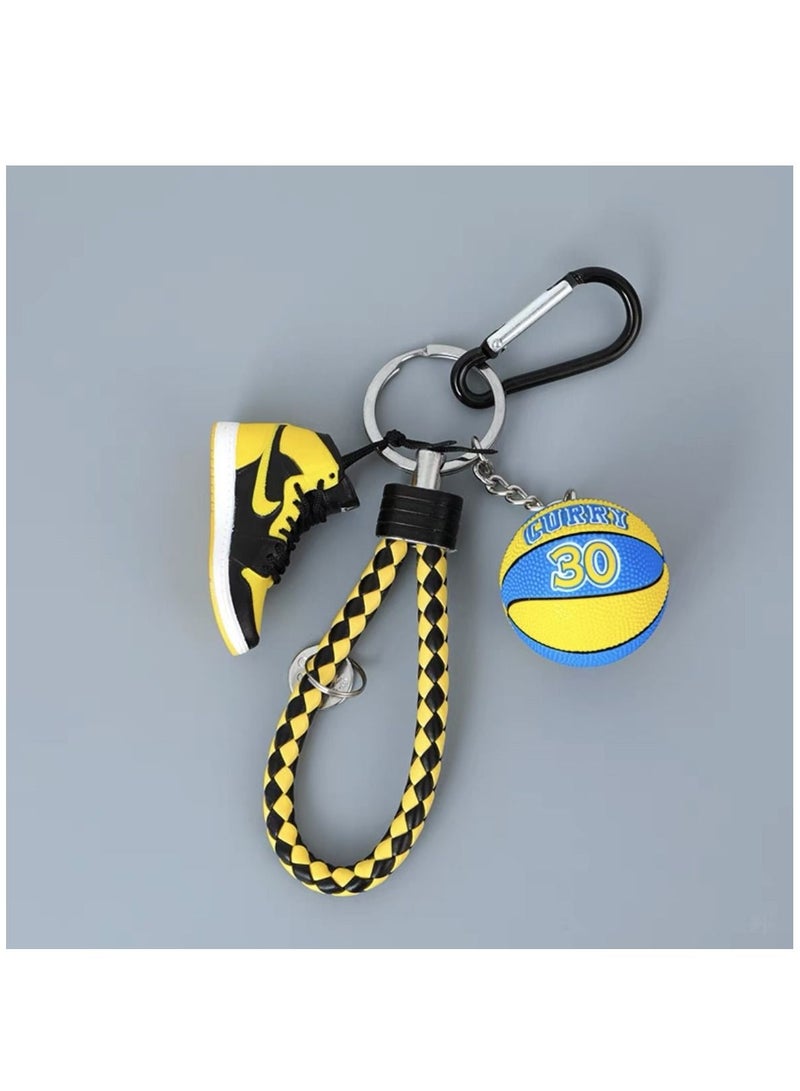 keychain mini basketball shoes package pendant gift C30