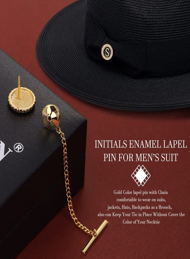 HAWSON Tie Clips, Cufflinks, Tie Tack & Lapel Pins - Suitable for Neckties & Dress Shirts - Initials Designed Set with Jewelry Box - Image 5