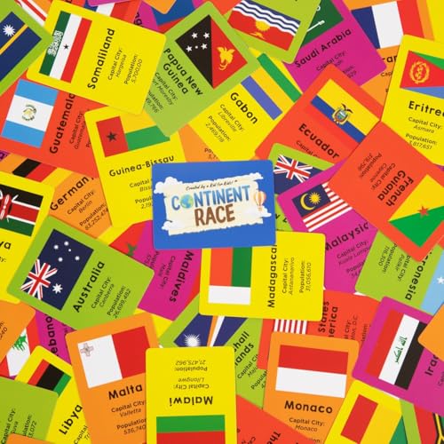 Dyce Continent Race Geography Educational Board Game for Kids, Tweens, Family, Friends, Teachers and Classrooms - Learn About Flags & Countries Around The World - Image 5