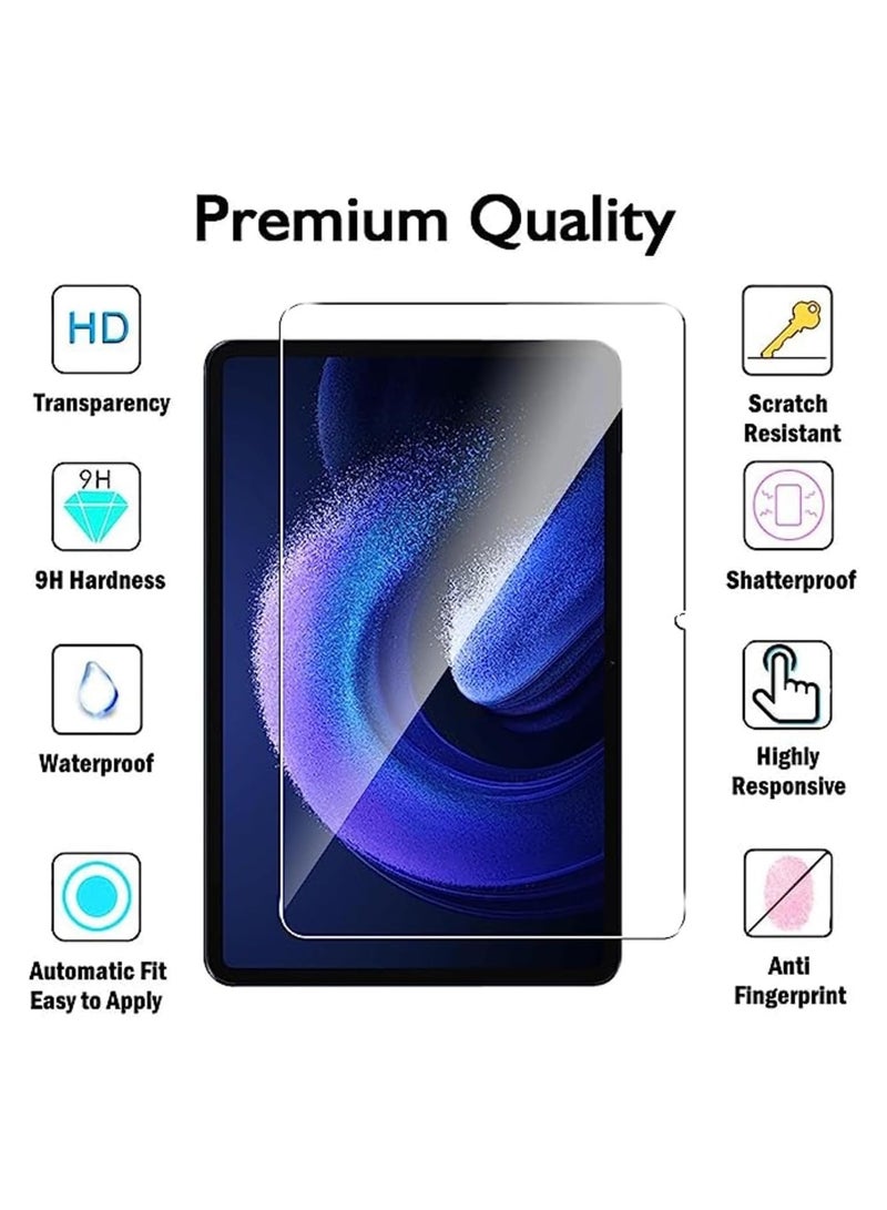 زجاج مقسى لهاتف Xiaomi Pad 6/6 Pro 9H زجاج صلابة / طبقة زجاجية حماية كاملة / مضاد للخدش / سهل التركيب / خالي من الفقاعات - Image 4