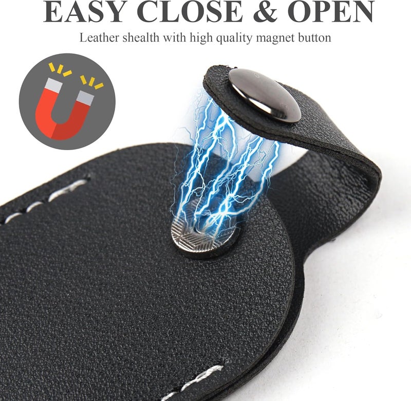 Haecsfl Car Key Cover Kechain for Broken Key - Leather Key Covers Protector for Car Key - Car Key Holder for Women, Men - Image 5