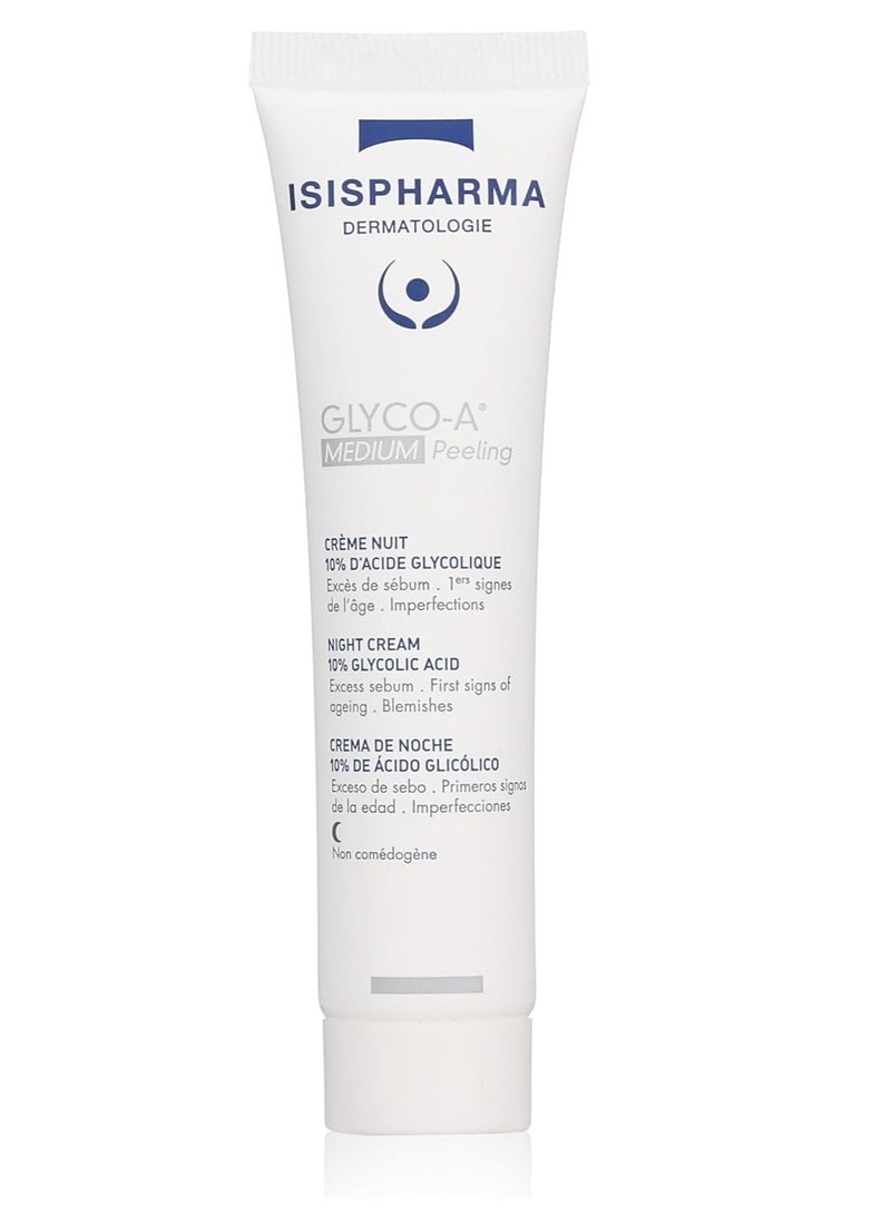 ISIS PHARMA Glyco-A 10% Medium Peeling Cream, 30ml - Image 1