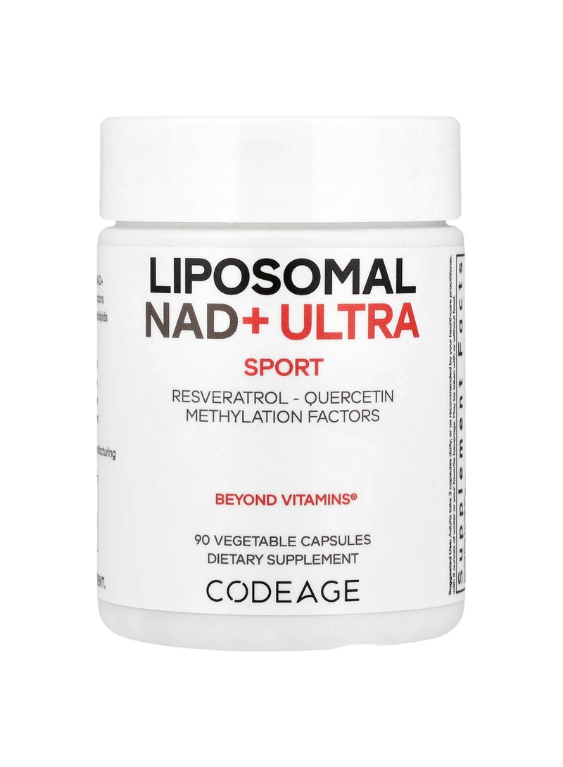 Codeage Sport, Liposomal NAD+ ULTRA, 90 Vegetable Capsules