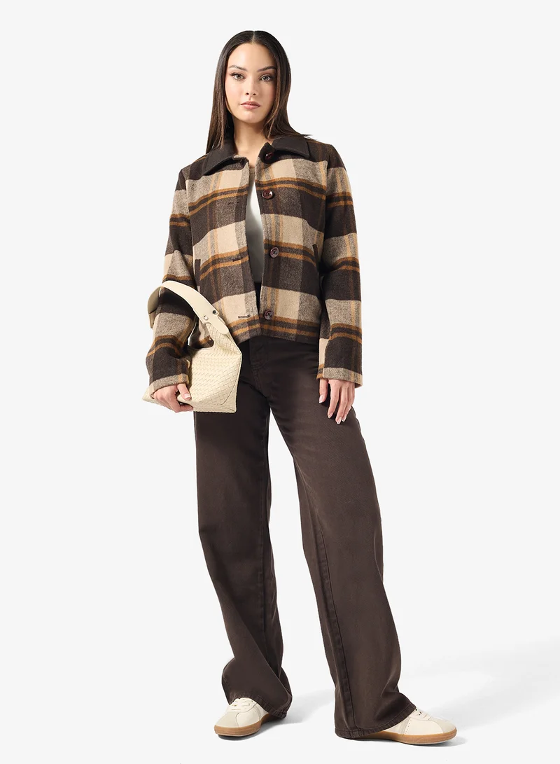 ONLY  Onlimmy Life Check Shacket for Women | Best Price UAE