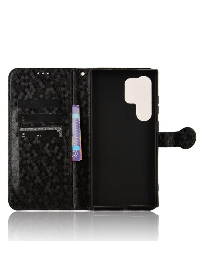 اس-توب جراب لهاتف Samsung Galaxy S24 Ultra 5G جراب هاتف جلدي منقوش بنقاط العسل - Image 5