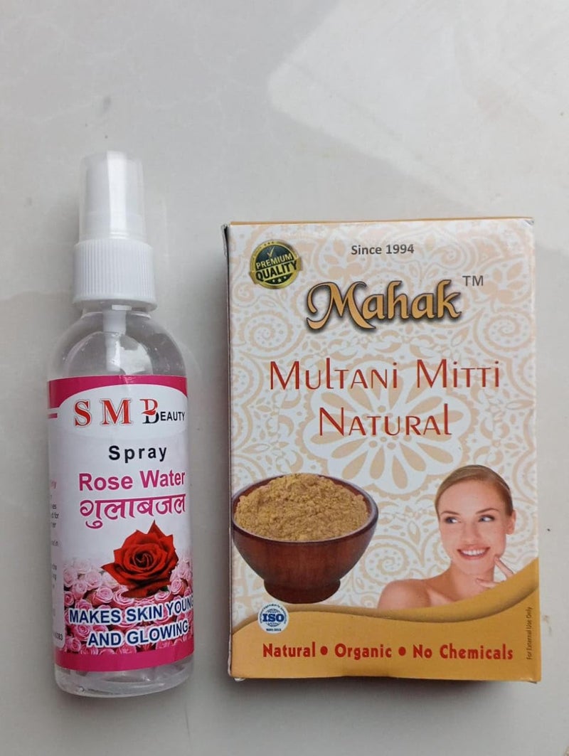 Generic Natural Face Pack with Spray for Skin Glow Anti Ageing Skin Hydration and Prevents Acne Breakouts  - Image 2