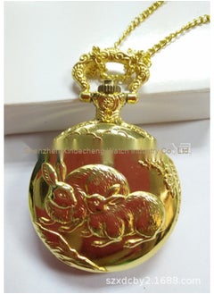 NIBEMINENT Vintage Metal Analog Pocket Watch Unisex Casual Style  - Image 1