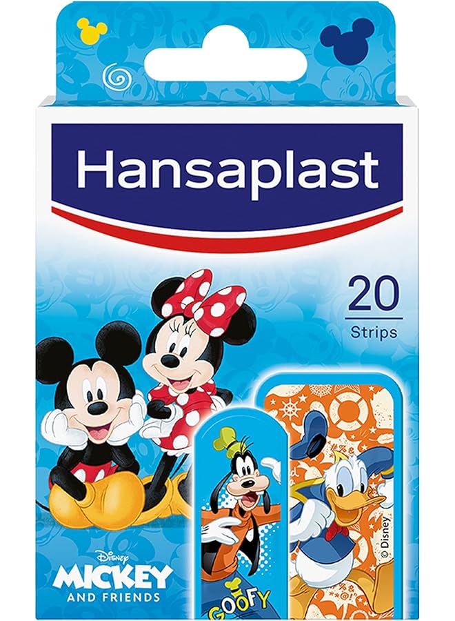 Hansaplast Disney Mickey Mouse And Friends Kids Plasters 20 Strips - Image 1