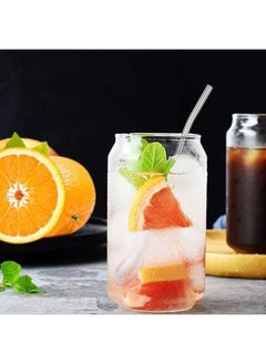 FALMER Stainless Steel Drinking Spoon Straws Set (6 Pieces) with Cleaning Brush - Perfect for Cocktails  - Image 3
