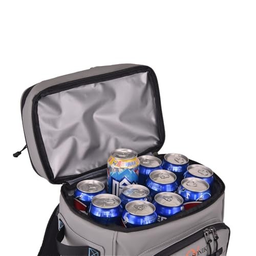 Alphasonik Cooler Backpack 40 Cans Insulated Backpack Cooler for Men & Women, 2 Leak Proof Compartments Coolers Bag for Beach Travel Picnic Hiking BBQ Fishing Outdoor Camping - Image 3