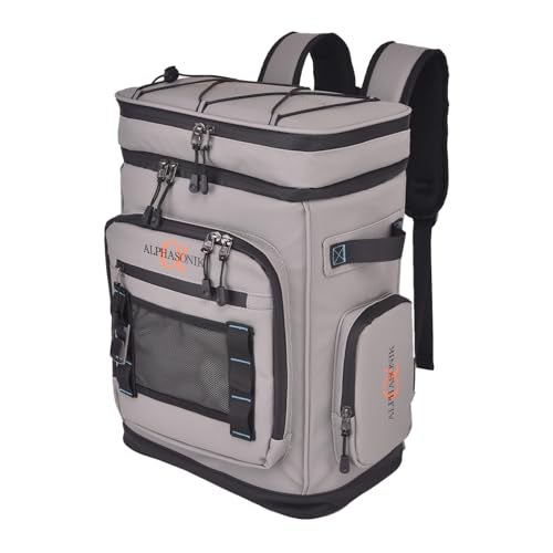 Alphasonik Cooler Backpack 40 Cans Insulated Backpack Cooler for Men & Women, 2 Leak Proof Compartments Coolers Bag for Beach Travel Picnic Hiking BBQ Fishing Outdoor Camping - Image 5