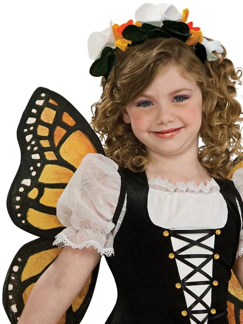 Rubies Monarch Butterfly Costume Dress for Kids, Girl's Large - Image 2
