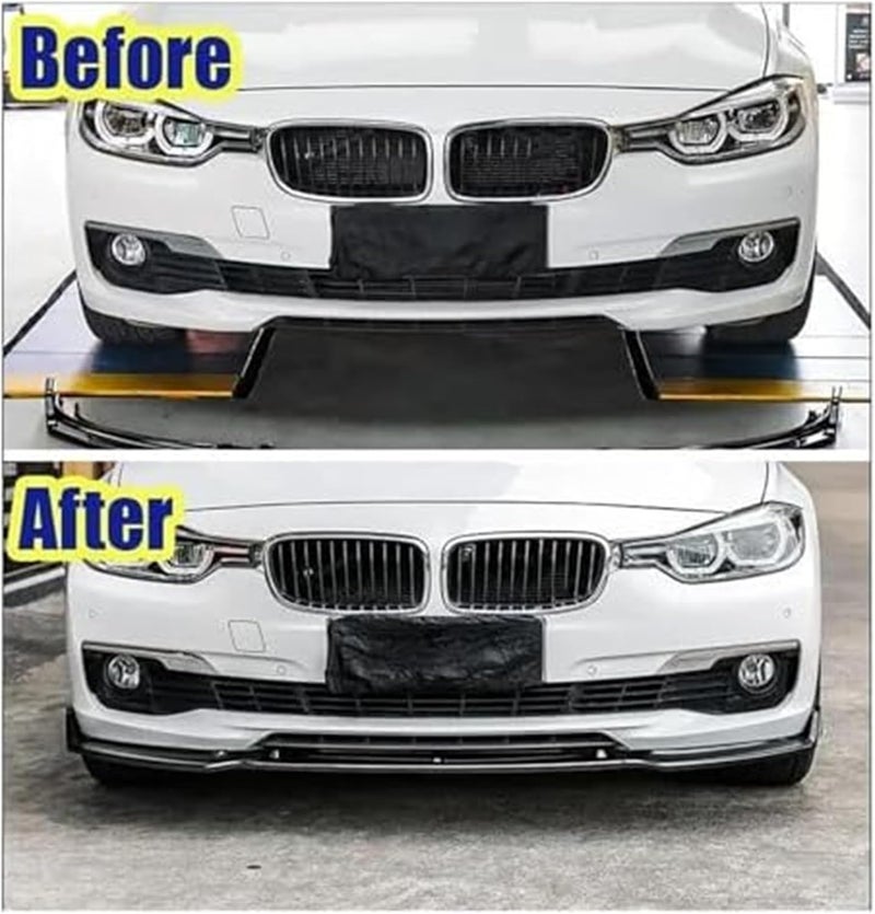 Wivplex Front Bumper Splitter for BMW 3 Series F30 F35 - Image 3