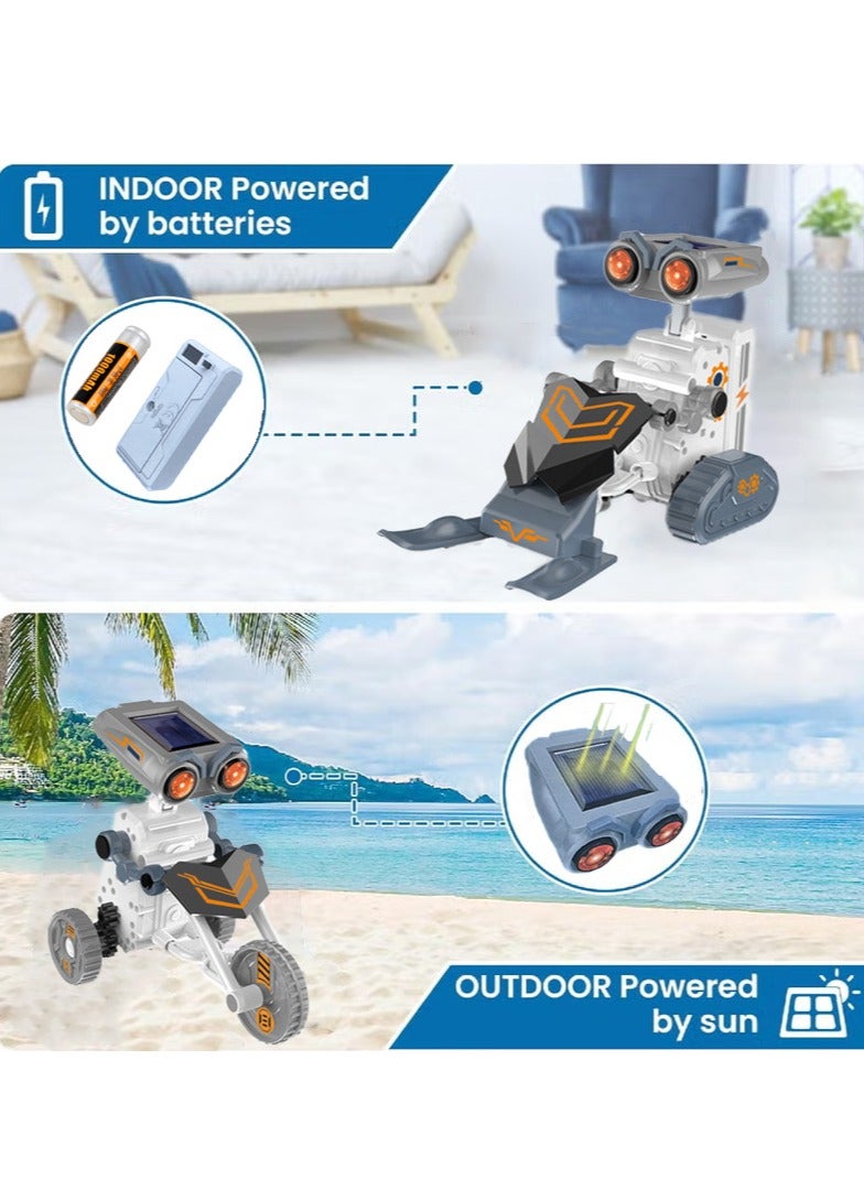 14-in-1 Solar Robot Science Experimental Toys | Children's DIY STEM Creative Conference Educational Toy Set | Can Walk on Land and Beach Without Batteries | Suitable for Boys and Girls Aged 8-14 | First Choice for Birthday Gifts - Image 3