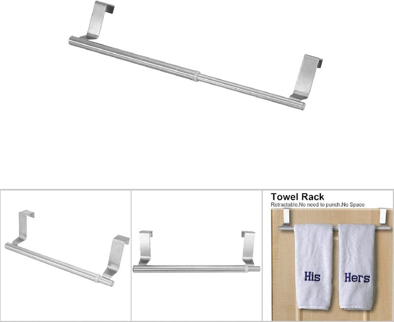 Budget friendly premium quality Yosoo Towel Rack Retractable Double Bar, Hanging Design Thickened Steel for Kitchen Living Room Bathroom Bedroom (34cm Retractable Horizontal bar) Odor free color General need oriented design Fault optimized construction Affordable trusted craftsmanship Various fittings Multi warehouse process Fine polished finish Room to room portable Reliable local delivery service One piece build Permanent & temporary usable Remote area delivery Low wear optimized build Cross-location transit friendly build Liquid tight joint Space saving design picks All condition fit Diverse purchase options High precision lightweight material Integrated local logistics Periodic stock arrangement Global light sturdy raw material Stable base Temp fluctuation resistant crafted quality - Image 5