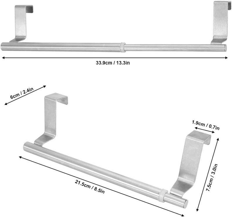 Budget friendly premium quality Yosoo Towel Rack Retractable Double Bar, Hanging Design Thickened Steel for Kitchen Living Room Bathroom Bedroom (34cm Retractable Horizontal bar) Odor free color General need oriented design Fault optimized construction Affordable trusted craftsmanship Various fittings Multi warehouse process Fine polished finish Room to room portable Reliable local delivery service One piece build Permanent & temporary usable Remote area delivery Low wear optimized build Cross-location transit friendly build Liquid tight joint Space saving design picks All condition fit Diverse purchase options High precision lightweight material Integrated local logistics Periodic stock arrangement Global light sturdy raw material Stable base Temp fluctuation resistant crafted quality - Image 2