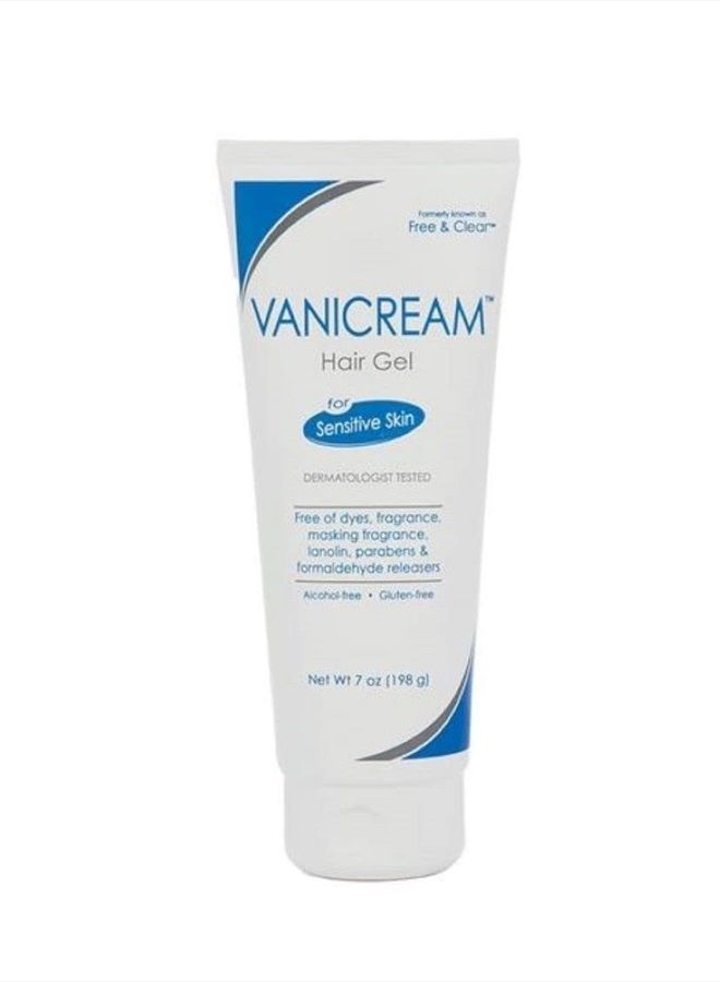 Vanicream Hair Styling Gel, Fragrance and Gluten Free, For Sensitive Skin, Unscented, 7 Oz, Packaging May Vary - Image 1