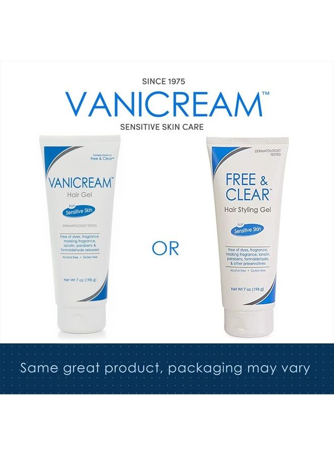 Vanicream Hair Styling Gel, Fragrance and Gluten Free, For Sensitive Skin, Unscented, 7 Oz, Packaging May Vary - Image 2