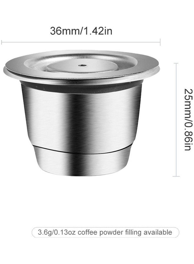 إسكدنيا كوب فلتر لماكينة صنع كبسولات القهوة فضي 10.50 x 5.50 x 5.50سم - Image 4