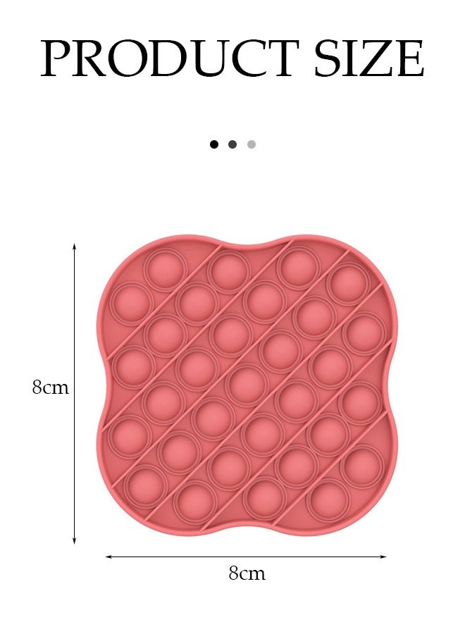 إسكدنيا Push Pop Bubble Fidget Sensory Toy Learning Resources Hundred Board Sensory Bubble Popper Pop for Counting, Push Pop Fidget Toys Fine Motor Skills Toys, Focus Tools for Kids, Quiet Fidgets for Classroom - Image 4